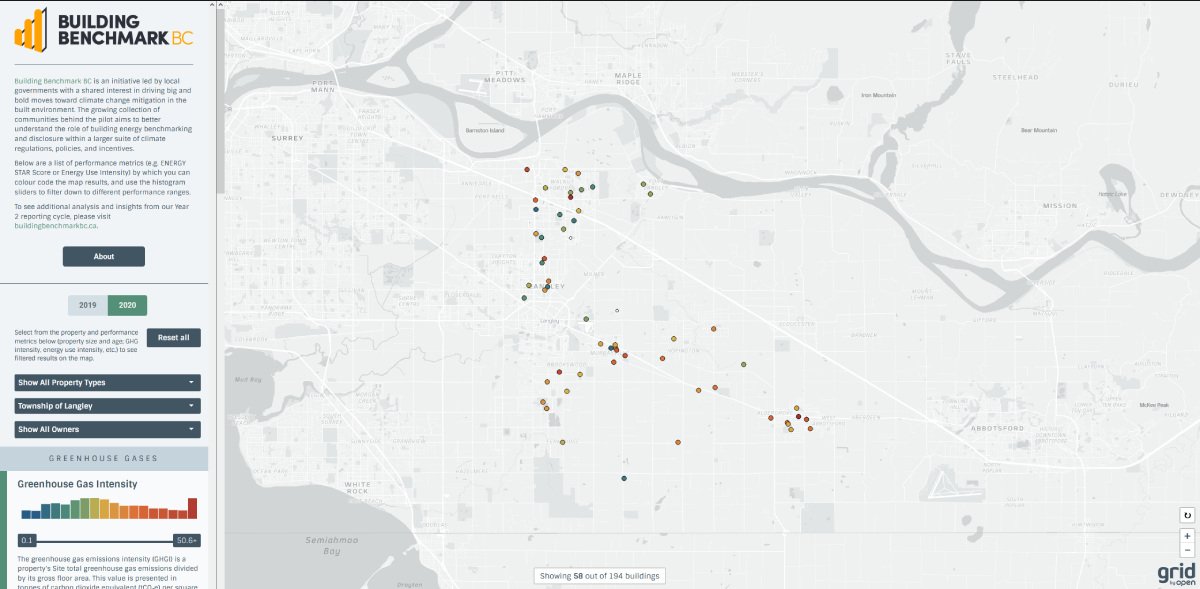 Building Energy Benchmarking Map